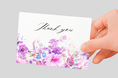 Watercolor Floral Border PNG Product Image 3