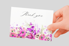 Watercolor Floral Border PNG Product Image 3