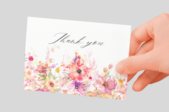 Watercolor Floral Border PNG Product Image 3