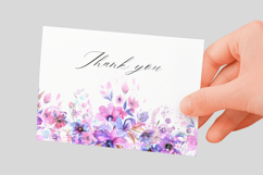 Watercolor Floral Border PNG Product Image 3