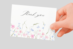 Watercolor Seamless Floral Border PNG Product Image 3