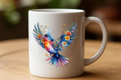 Watercolor Floral Birds Clipart 1 Product Image 2
