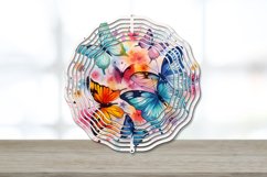 Watercolor Floral Butterflies Wind Spinner,Watercolor Flower Butterflies Wind Spinner,Wind Spinner Love, Wild Flower Butterfly Illustrations Wind Spinner, Watercolor Floral Butterflies Spinner, Wild Flower Butterfly Illustrations Spinner, Sublimation Wate