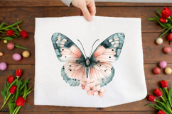 Watercolor Floral Butterfly Clipart Product Image 2