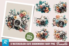Watercolor Floral Camera Clipart Bundle,Floral Camera Clipart,Camera Clipart,photo camera,camera clipart,watercolor camera,clipart bundle,instant download,film clipart,photography,commercial use ok,vintage camera,instax clipart,floral camera,floral photog