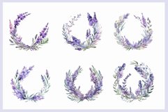 Watercolor Lavender clipart. Product Image 4