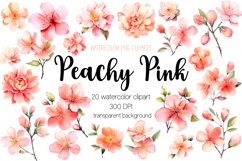 Watercolor Floral Cliparts