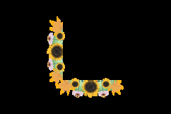 Watercolor floral corner decoration ornament vector Product Image 2