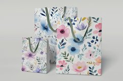 floral watercolor patterns and digital papers PNG Product Image 4