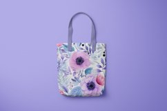 Floral watercolor patterns and digital papers PNG Product Image 3