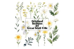 Watercolor Floral Clipart Elements Bundle Product Image 2