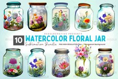 Watercolor Floral Jar Clipart  Bundle,clipart,wedding,country,summer,watercolor,vector,invitation,rustic,flowers,mountain,wild,clip art,mason jar,mason jar clipart,floral mason jar,bouquet graphic,rustic wedding png,ball jar boho,ball jar bouquet,floral w
