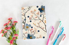 watercolor patterns, digital papers set, leaves digital papers, leaves patterns, botanical patterns,