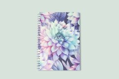 Watercolor floral pastel digital papers and pattern designs Product Image 5