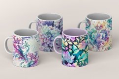 Watercolor floral pastel digital papers and pattern designs Product Image 2