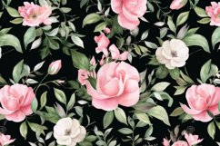 Watercolor Floral Border, Wedding card illustration Product Image 2