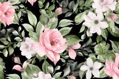 Watercolor Floral Border for wedding invitations Product Image 2