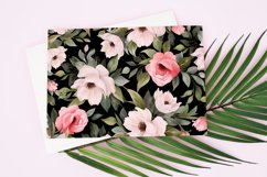 Watercolor Floral Border, Wedding card illustration Product Image 1