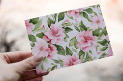 Watercolor Floral Border for wedding invitations Product Image 1