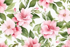 Watercolor Floral Border for wedding invitations Product Image 2