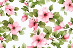 Watercolor Floral Border, Wedding card illustration Product Image 2