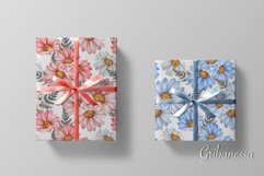 Watercolor floral patterns. Set of 3 Product Image 3