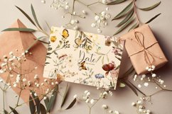 Autumn Wildflowers Clipart Alphabet &amp; Patterns Product Image 17