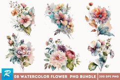 wedding Clipart,watercolor print,pink flowers png,pink floral clipart,watercolor png,pink flower clipart,watercolor floral,pink flower bundle,commercial use,