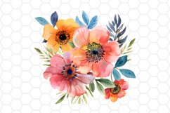 Watercolor Flower Clipart Flower PNG