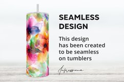 Tumbler for Mama, Seamless Flower Mom Life PNG Wrap, Mom Cup Product Image 2