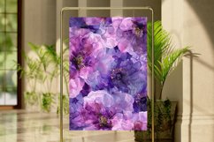 Watercolor Flower Digital Paper Bundle Product Image 5