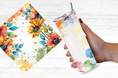 Watercolor Flower Digital Paper Bundle Product Image 5