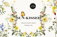 Meadow Flowers Clipart &amp; Alphabet Product Image 1