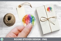 GorgeousWatercolor Flowers Stickers design.