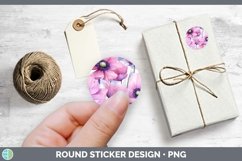 GorgeousWatercolor Flowers Stickers design.