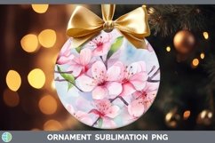 GorgeousWatercolor Flowers Ornament design.
