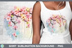 GorgeousWatercolor Flowers Shirt design.