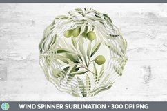 GorgeousWatercolor Flowers Wind Spinner design.