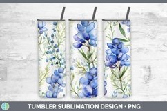 GorgeousWatercolor Flowers Tumbler design.