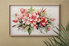 Watercolor Flowers Bouquets, illustration Background Product Image 2