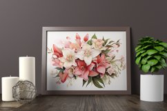 Watercolor Flowers Bouquets, illustration Background Product Image 2