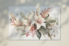 Watercolor Flowers Bouquets, illustration Background Product Image 2