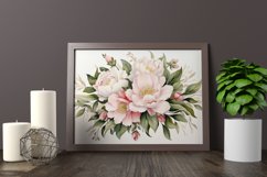 Watercolor Flowers Bouquets, illustration Background Product Image 2