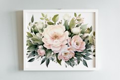 Watercolor Flowers Bouquets, illustration Background Product Image 2