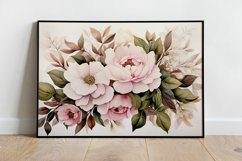 Watercolor Flowers Bouquets, illustration Background Product Image 2