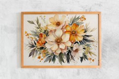 Watercolor Flowers Bouquets, illustration Background Product Image 2