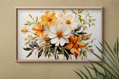 Watercolor Flowers Bouquets, illustration Background Product Image 2