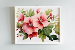Watercolor Flowers Bouquets, illustration Background Product Image 2