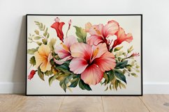 Watercolor Flowers Bouquets, illustration Background Product Image 2