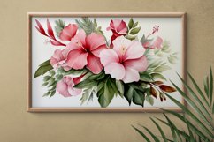 Watercolor Flowers Bouquets, illustration Background Product Image 2
